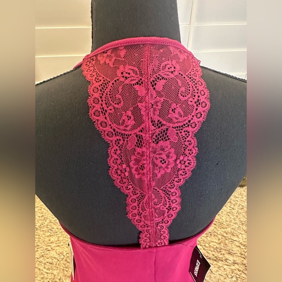 NWT Express Lace Bodycon Razorback Mini dress, Size Small - Picture 7 of 8